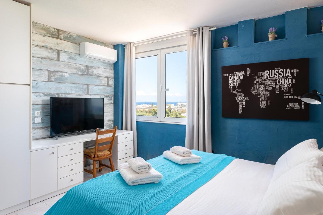 Amazing Apartments With Sea View In Rhodes Town Rhodes City エクステリア 写真